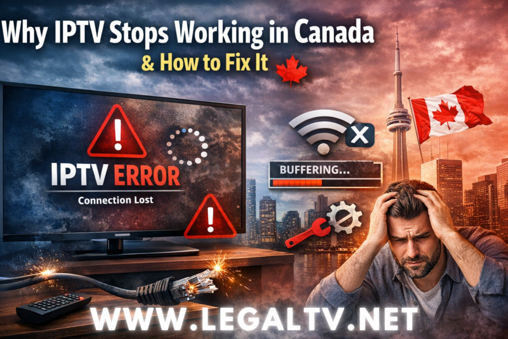 Why IPTV stops working in Canada – buffering, ISP blocking and connection errors solutions