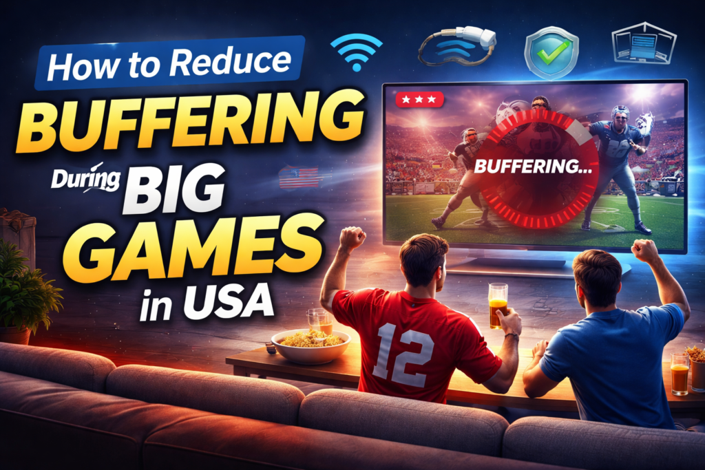How to Reduce Buffering During Big Games in USA