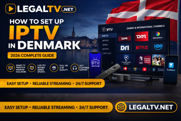 IPTV setup in Denmark 2026
